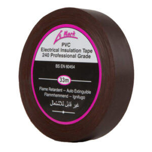 LeMark PVC Electrical Insulation Tape 19mm BROWN