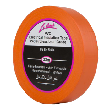 LeMark PVC Electrical Insulation Tape 19mm ORANGE